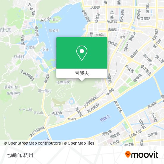 七碗面地图