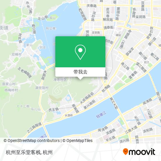 杭州至乐堂客栈地图