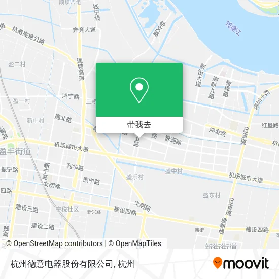 杭州德意电器股份有限公司地图