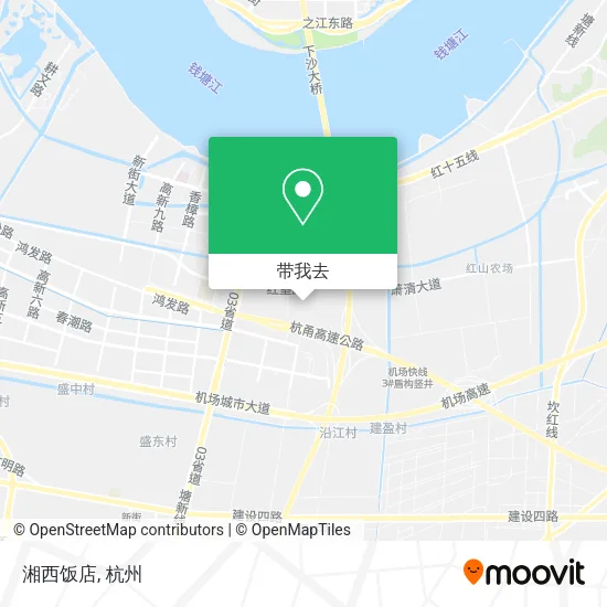 湘西饭店地图