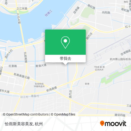 恰雨斯美容美发地图