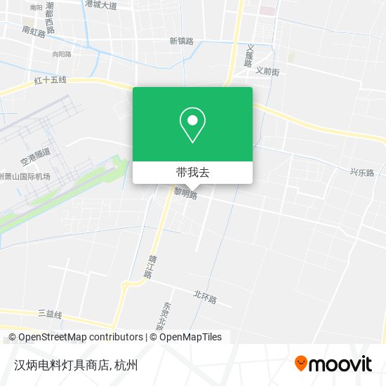 汉炳电料灯具商店地图