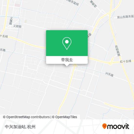 中兴加油站地图