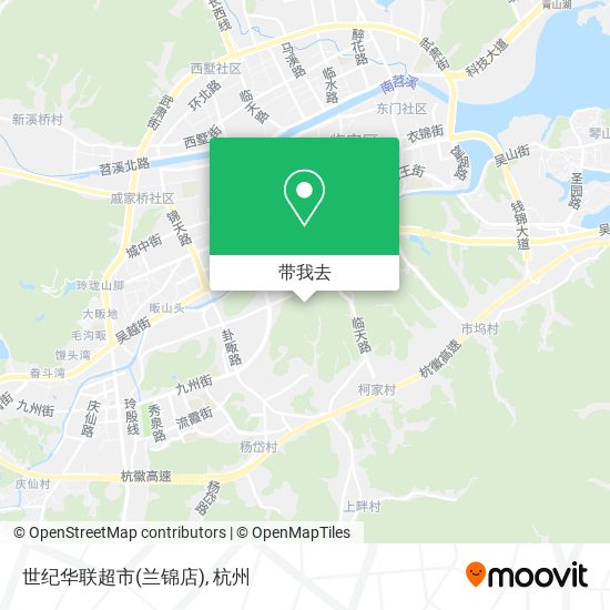 世纪华联超市(兰锦店)地图