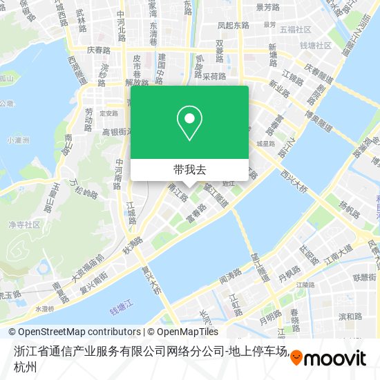 浙江省通信产业服务有限公司网络分公司-地上停车场地图