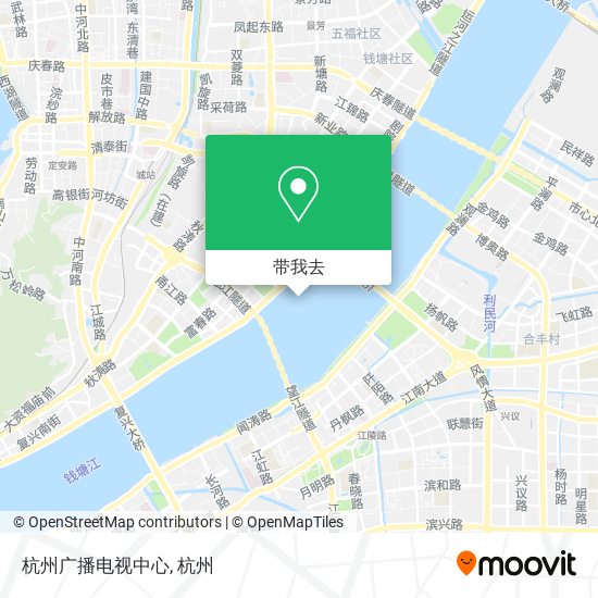 杭州广播电视中心地图