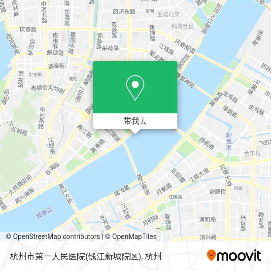 杭州市第一人民医院(钱江新城院区)地图