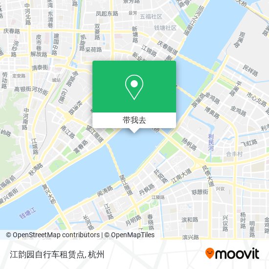 江韵园自行车租赁点地图