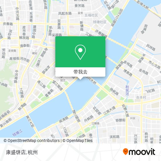 康盛饼店地图