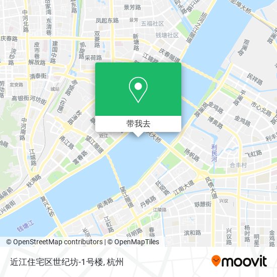 近江住宅区世纪坊-1号楼地图