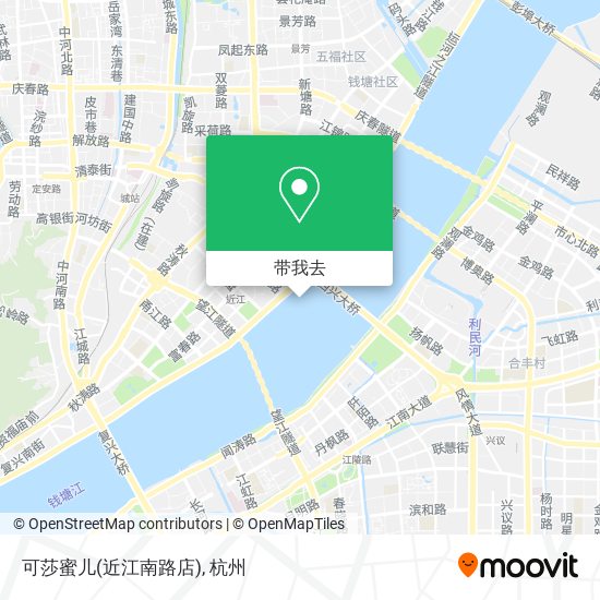 可莎蜜儿(近江南路店)地图