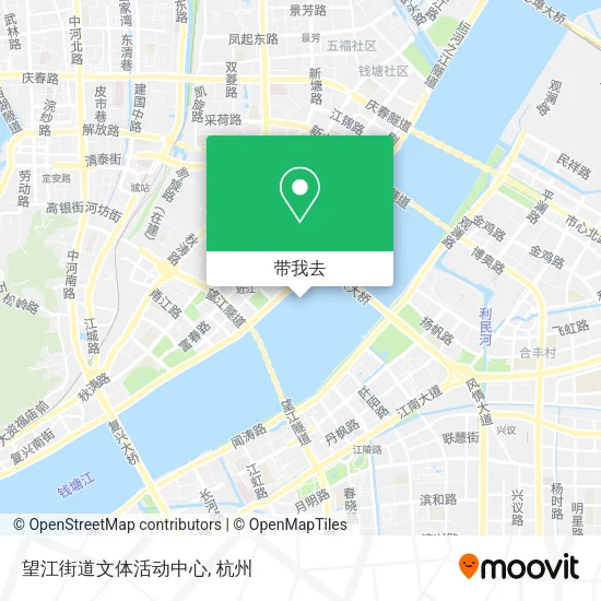 望江街道文体活动中心地图