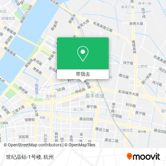 世纪晶钻-1号楼地图