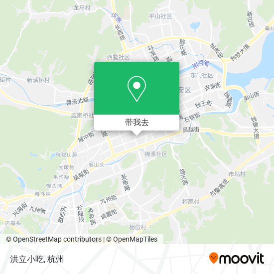 洪立小吃地图