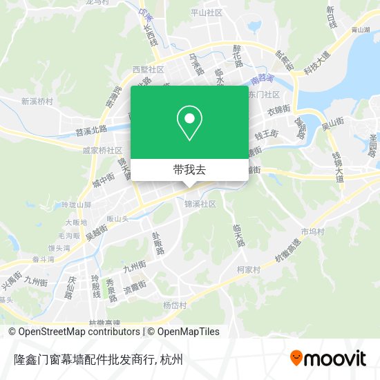 隆鑫门窗幕墙配件批发商行地图