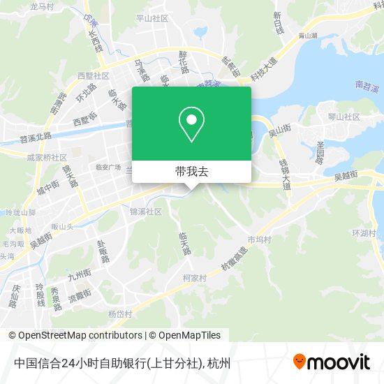 中国信合24小时自助银行(上甘分社)地图