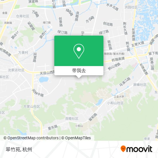 翠竹苑地图