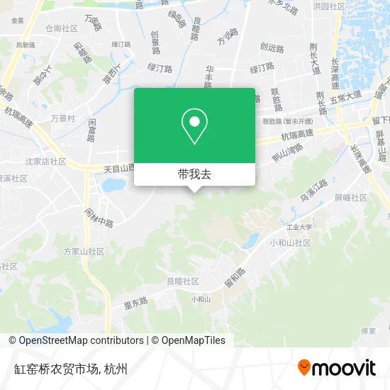 缸窑桥农贸市场地图