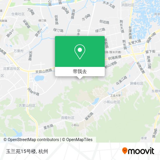 玉兰苑15号楼地图