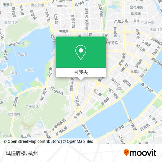 城隍牌楼地图