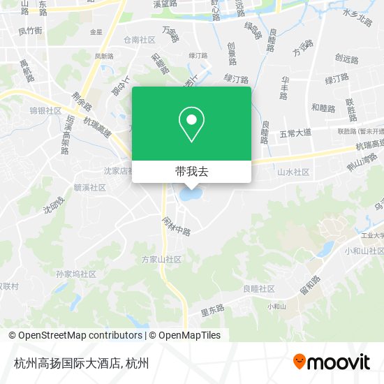 杭州高扬国际大酒店地图