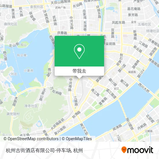 杭州古街酒店有限公司-停车场地图