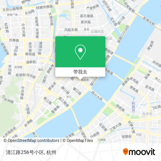清江路256号小区地图