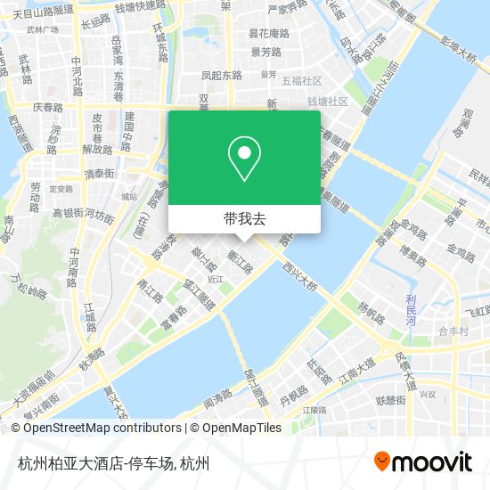 杭州柏亚大酒店-停车场地图