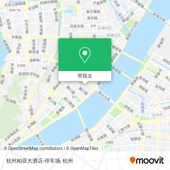 杭州柏亚大酒店-停车场地图