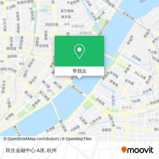 民生金融中心-A座地图
