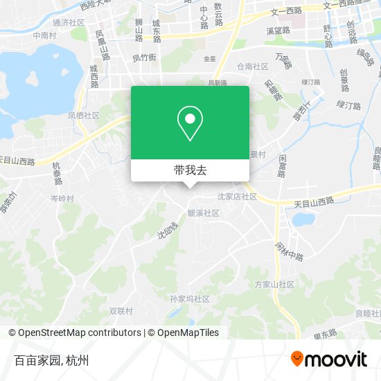 百亩家园地图