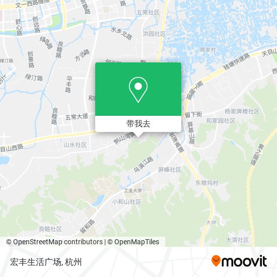 宏丰生活广场地图