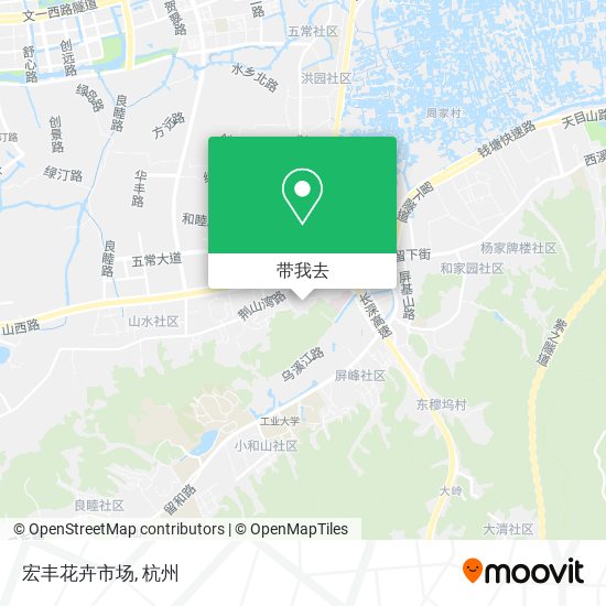 宏丰花卉市场地图