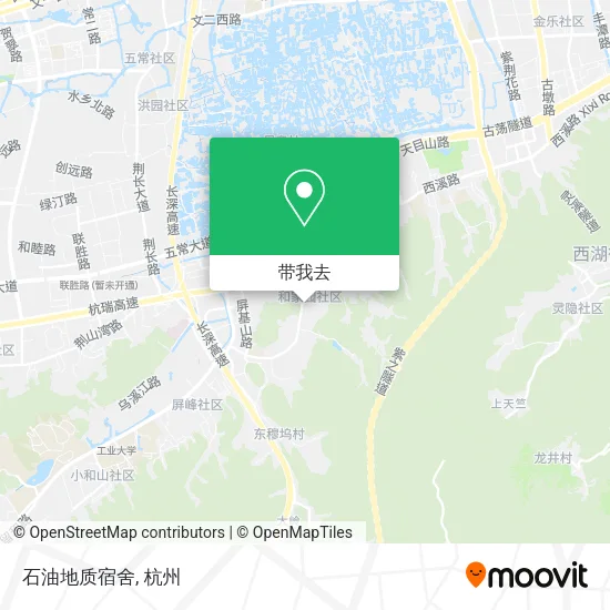 石油地质宿舍地图
