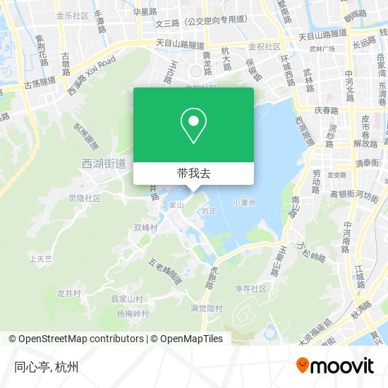 同心亭地图