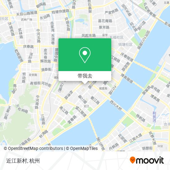 近江新村地图