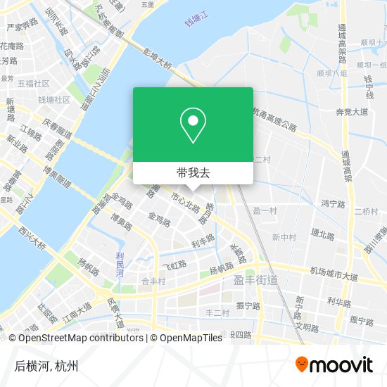 后横河地图