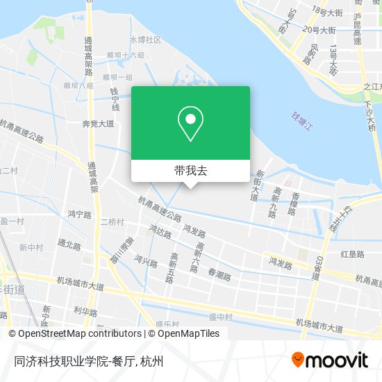 同济科技职业学院-餐厅地图