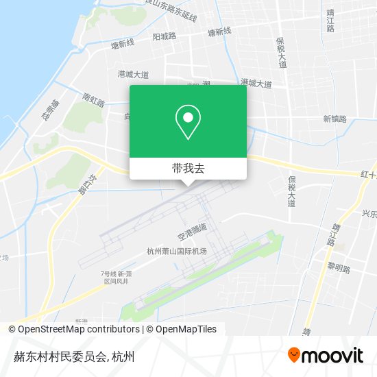 赭东村村民委员会地图