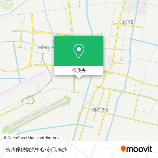 杭州保税物流中心-东门地图