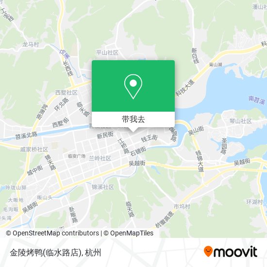 金陵烤鸭(临水路店)地图