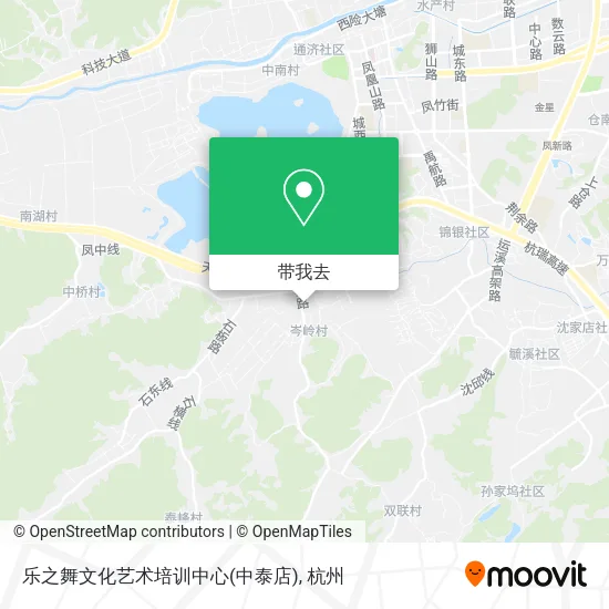 乐之舞文化艺术培训中心(中泰店)地图