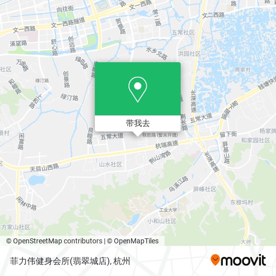 菲力伟健身会所(翡翠城店)地图