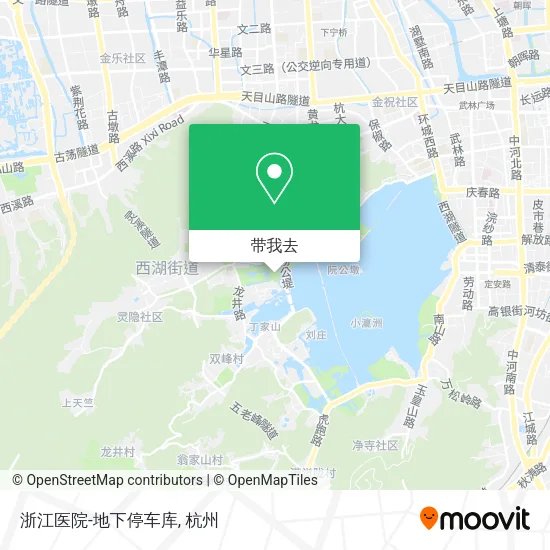 浙江医院-地下停车库地图
