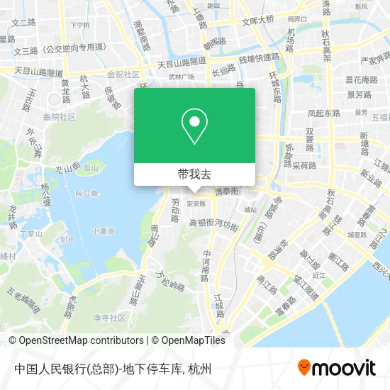 中国人民银行(总部)-地下停车库地图