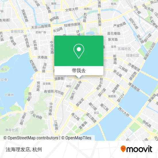 法海理发店地图