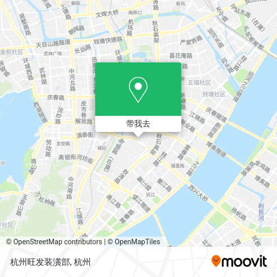 杭州旺发装潢部地图