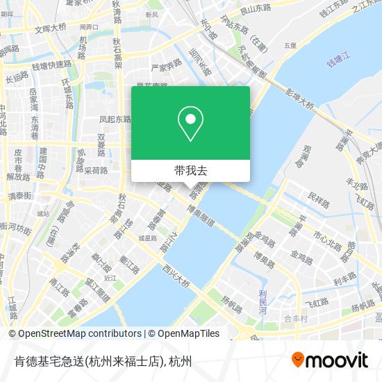 肯德基宅急送(杭州来福士店)地图