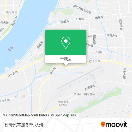 松青汽车服务部地图