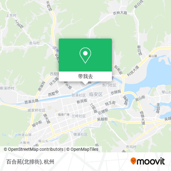 百合苑(北排街)地图